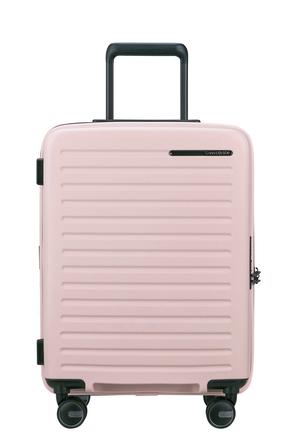 Samsonite Restackd Trolley mit 4 Rollen erweiterbar 55cm + GRATIS HOTELGUTSCHEIN Rose