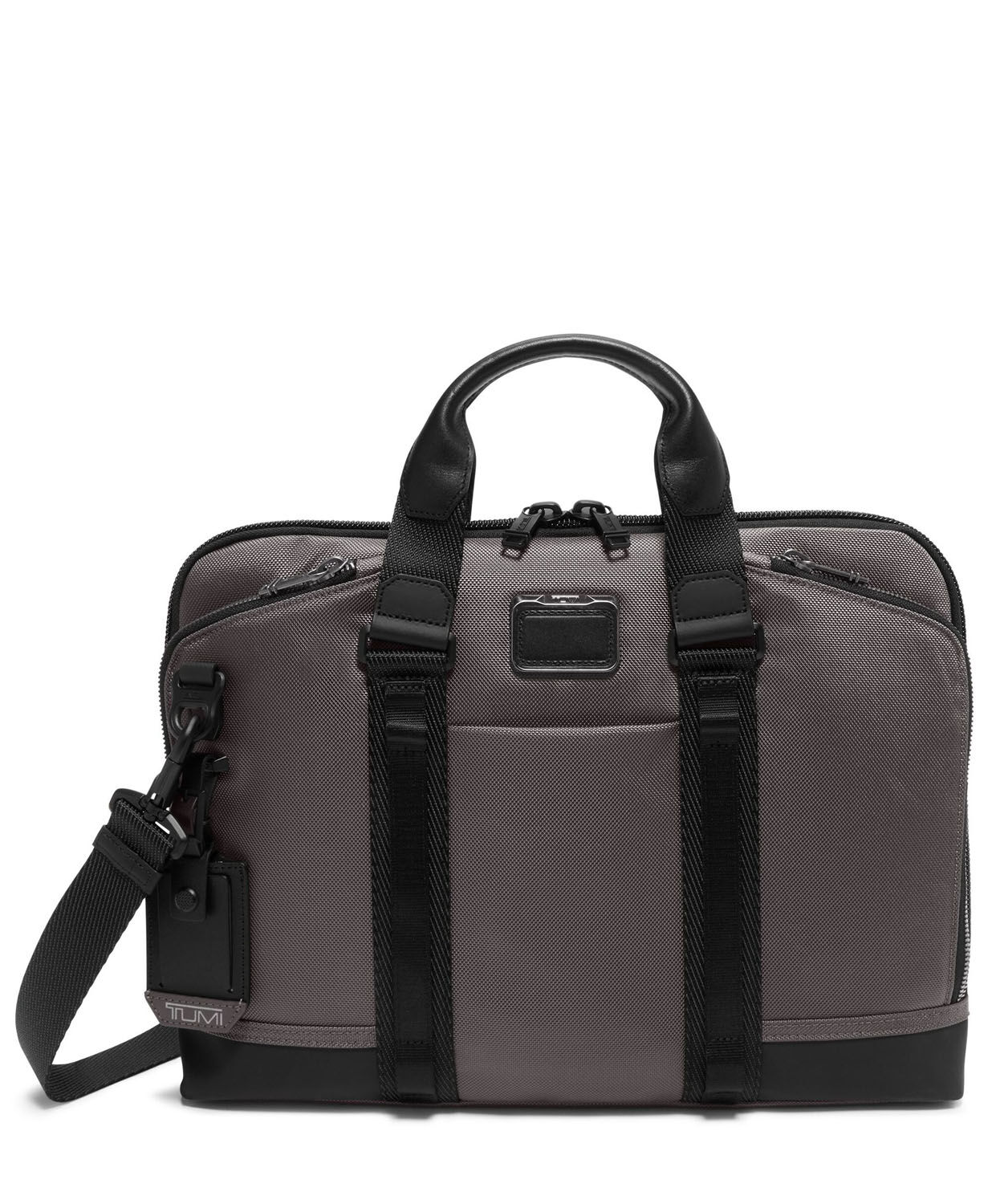 Tumi Alpha Bravo Academy Aktentasche + GRATIS HOTELGUTSCHEIN Charcoal