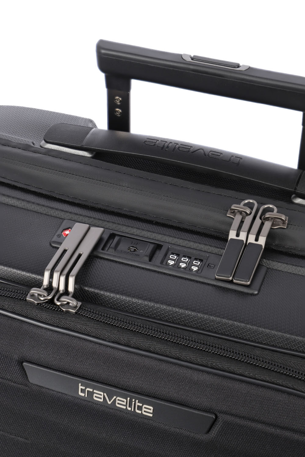 Travelite Mooby Trolley S mit Vortasche, 4-Rollen Schwarz Travelite Mooby Trolley S mit Vortasche, 4-Rollen Schwarz