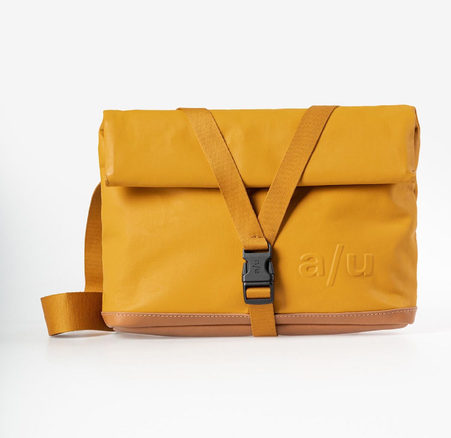 aunts & uncles Japan Yao Rolltop-Umhängetasche mustard