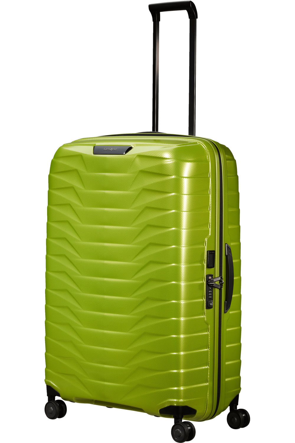 Samsonite Proxis Trolley mit 4 Rollen 81cm + GRATIS HOTELGUTSCHEIN Lime