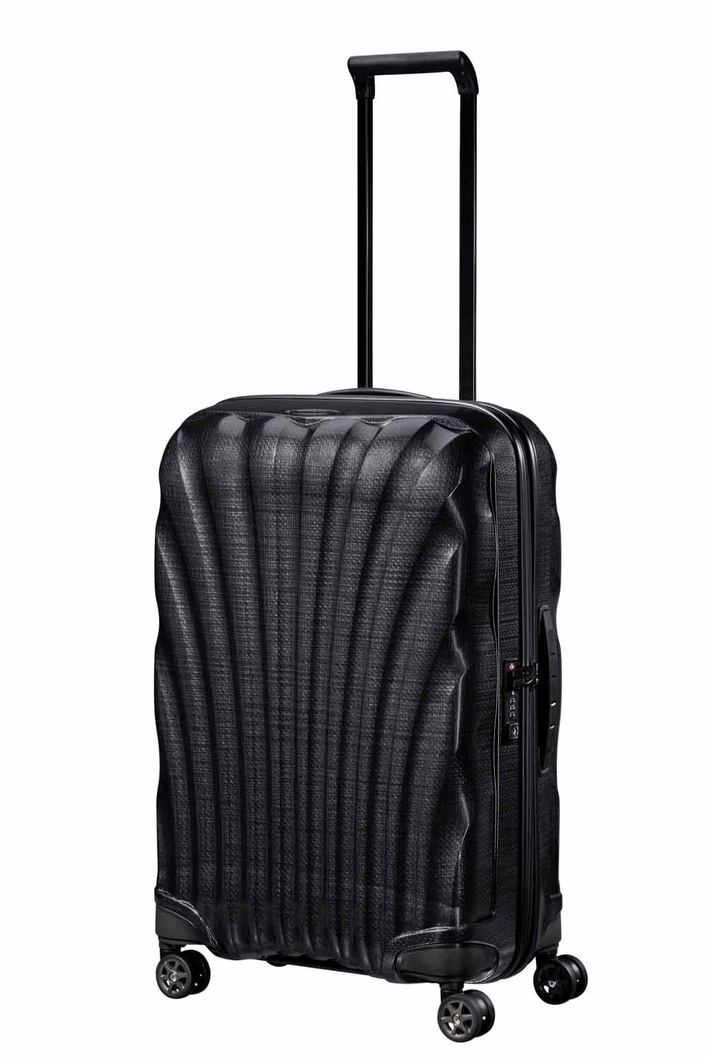 Samsonite C-Lite Trolley mit 4 Rollen 69cm + GRATIS HOTELGUTSCHEIN Black