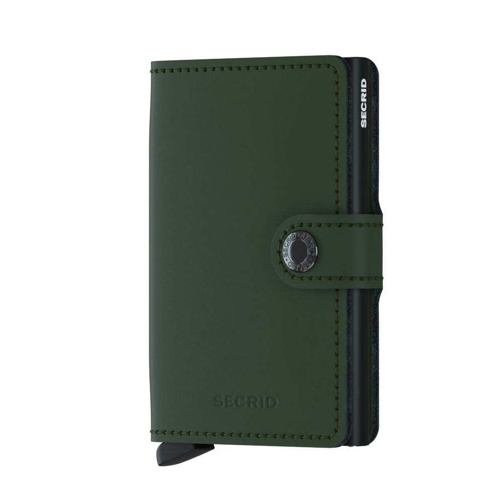 Secrid Miniwallet Matte MM-Green-Black