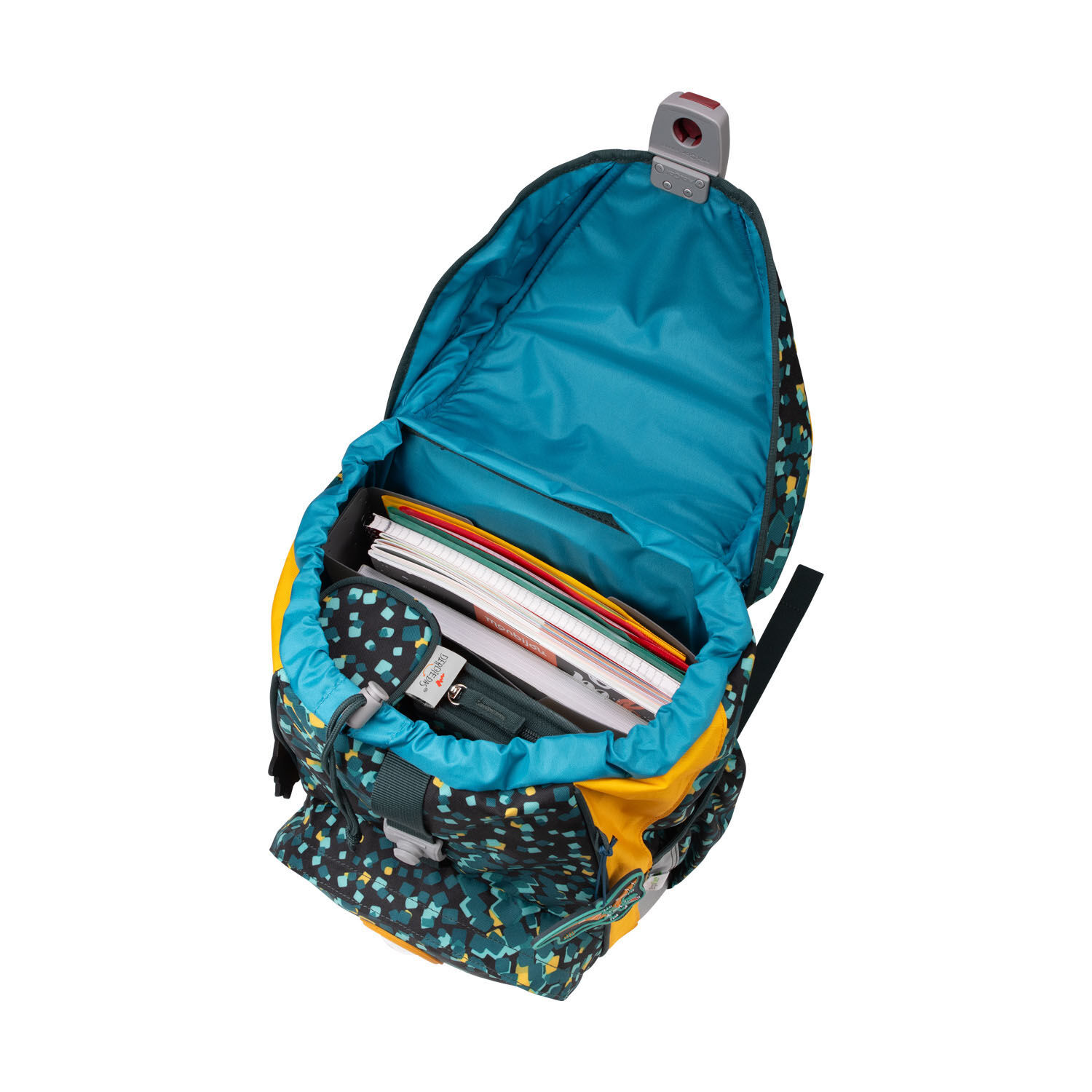 DerDieDas ErgoFlex Schulrucksack-Set 5-teilig mit Sportbeutel Dino Time