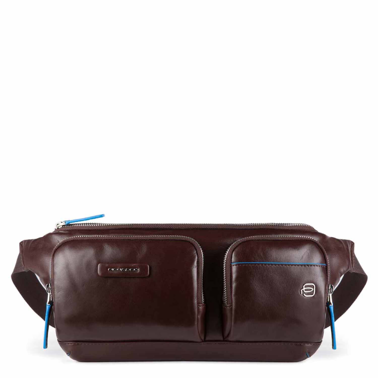 Piquadro Blue Square Revamp Gürteltasche mit RFID-Blocker Mahagoni