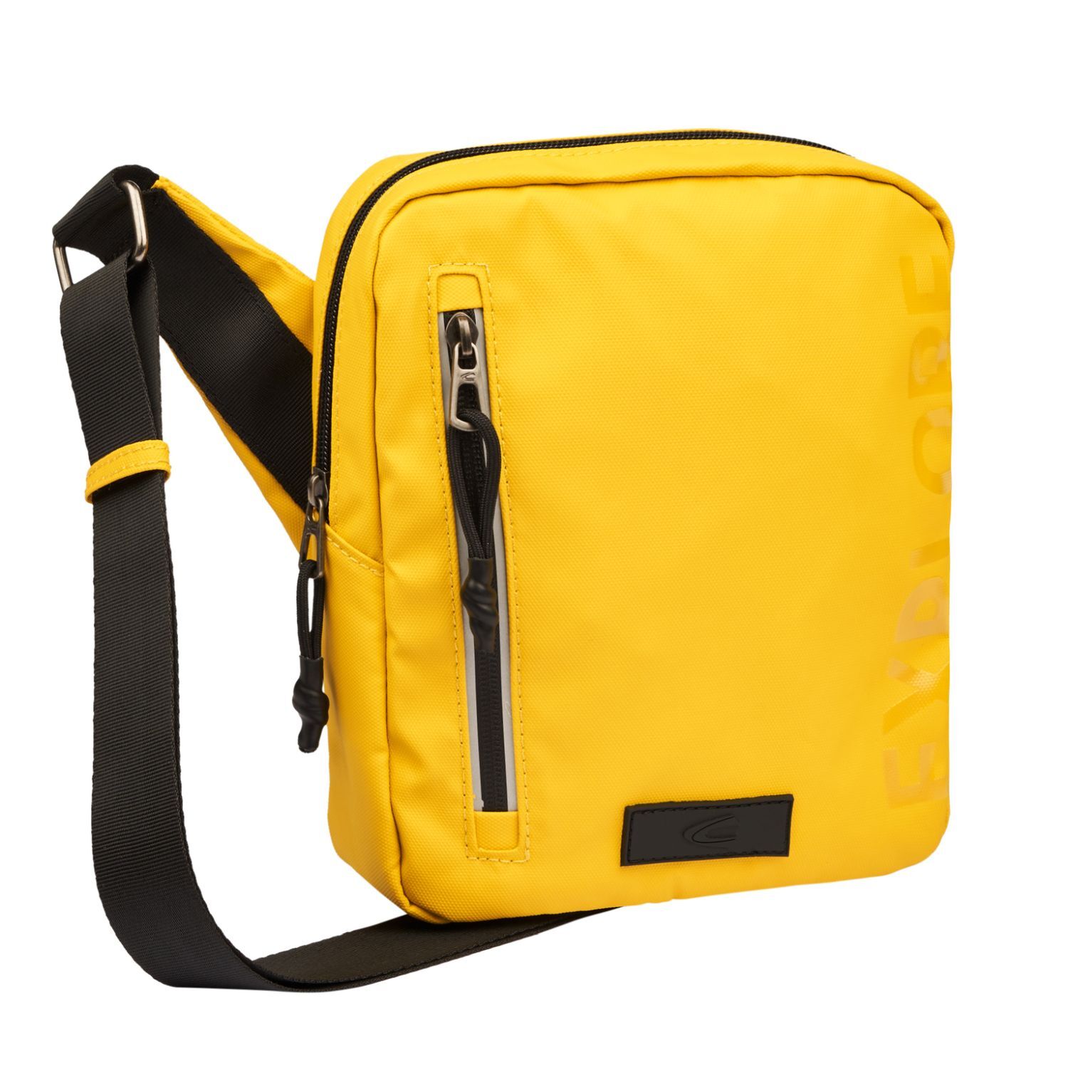 Camel Active Explore Cross Bag S aus recyceltem Nylon Gelb