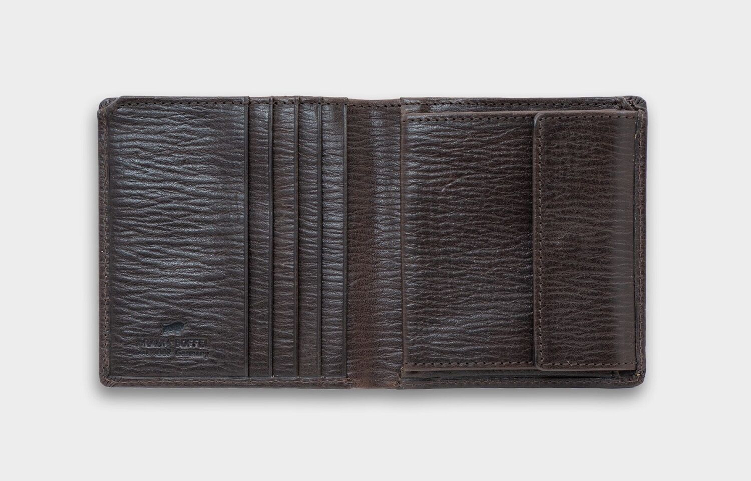 Braun Büffel Benedikt RFID Geldbörse Carre 4CS d.braun