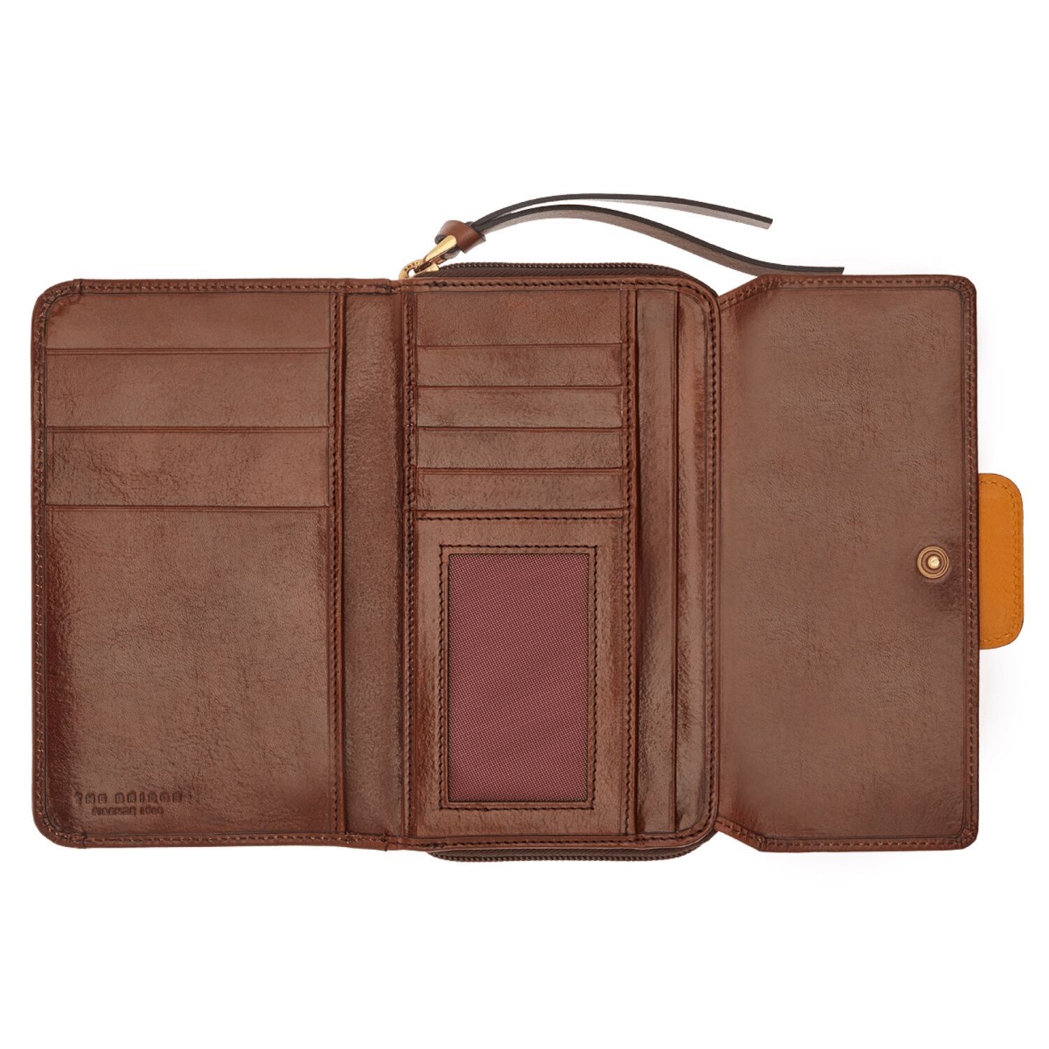 The Bridge Cortona Damengeldbörse multi brown/gold The Bridge Cortona Damengeldbörse multi brown/gold