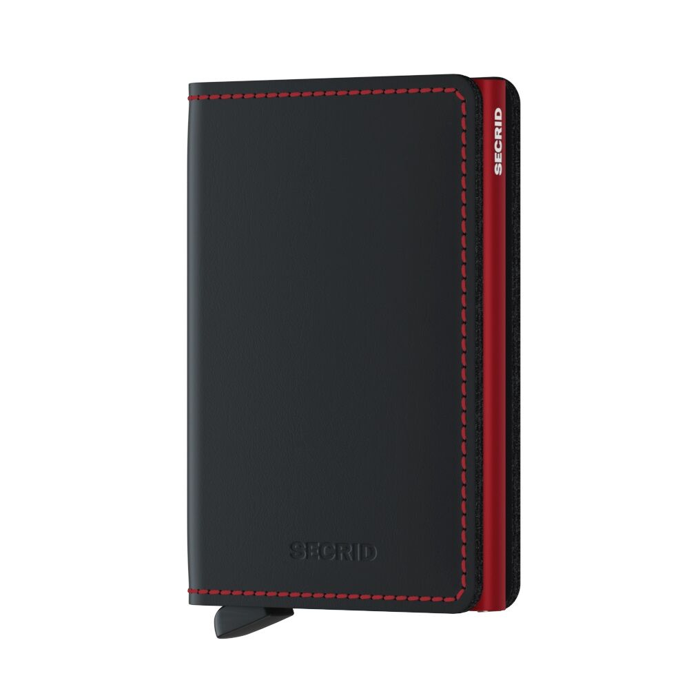 Secrid Slimwallet Matte SM-Black & Red