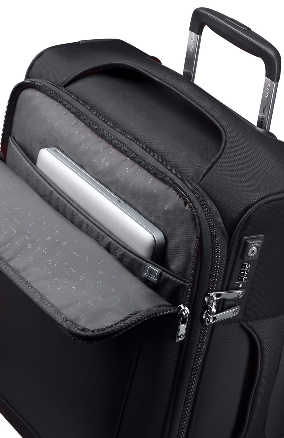Samsonite D'Lite Trolley mit 2 Rollen erweiterbar 55cm Schwarz