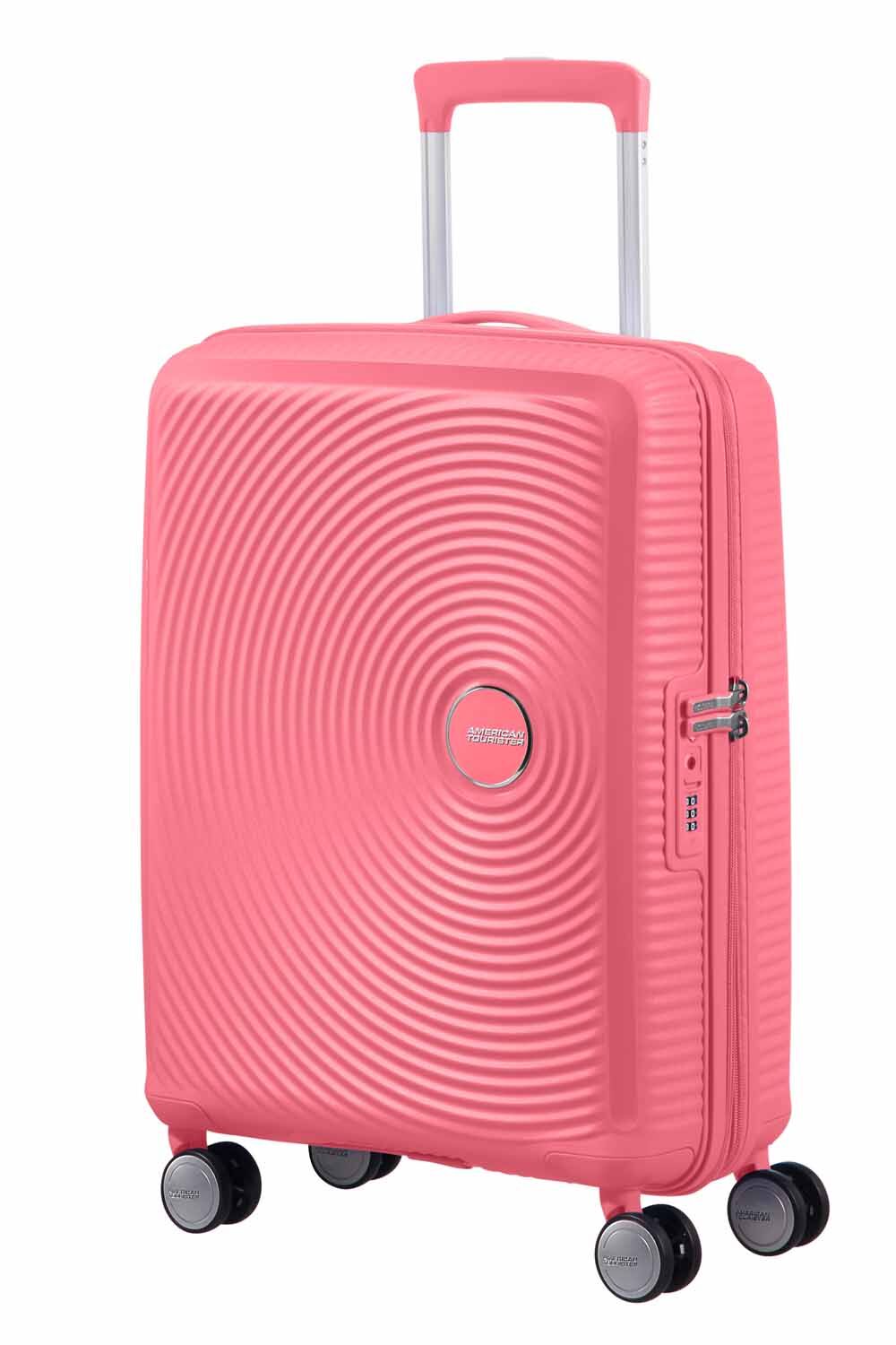 American Tourister Soundbox Trolley S 4R 55cm, erweiterbar Sun Kissed Coral