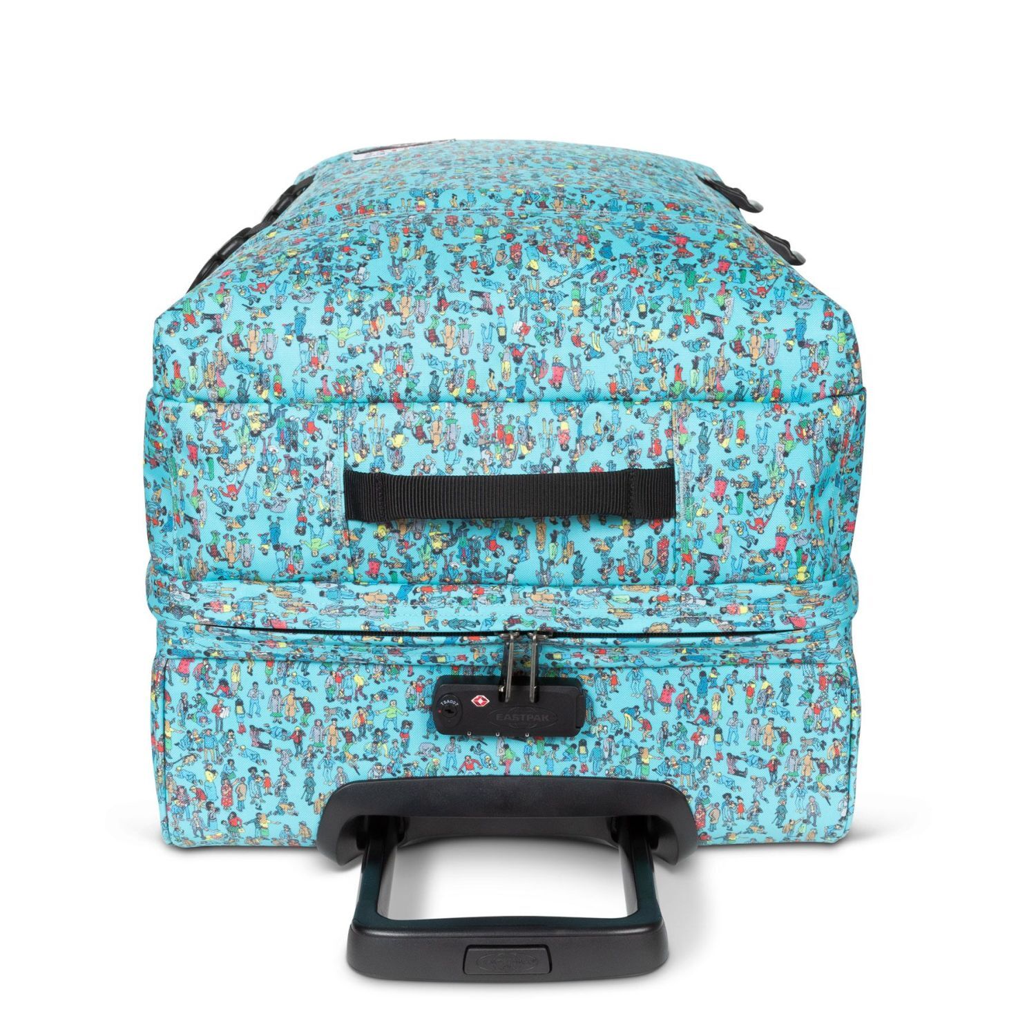 Eastpak Tranverz M Trolley 2 Rollen Where's Wally Pattern Blue