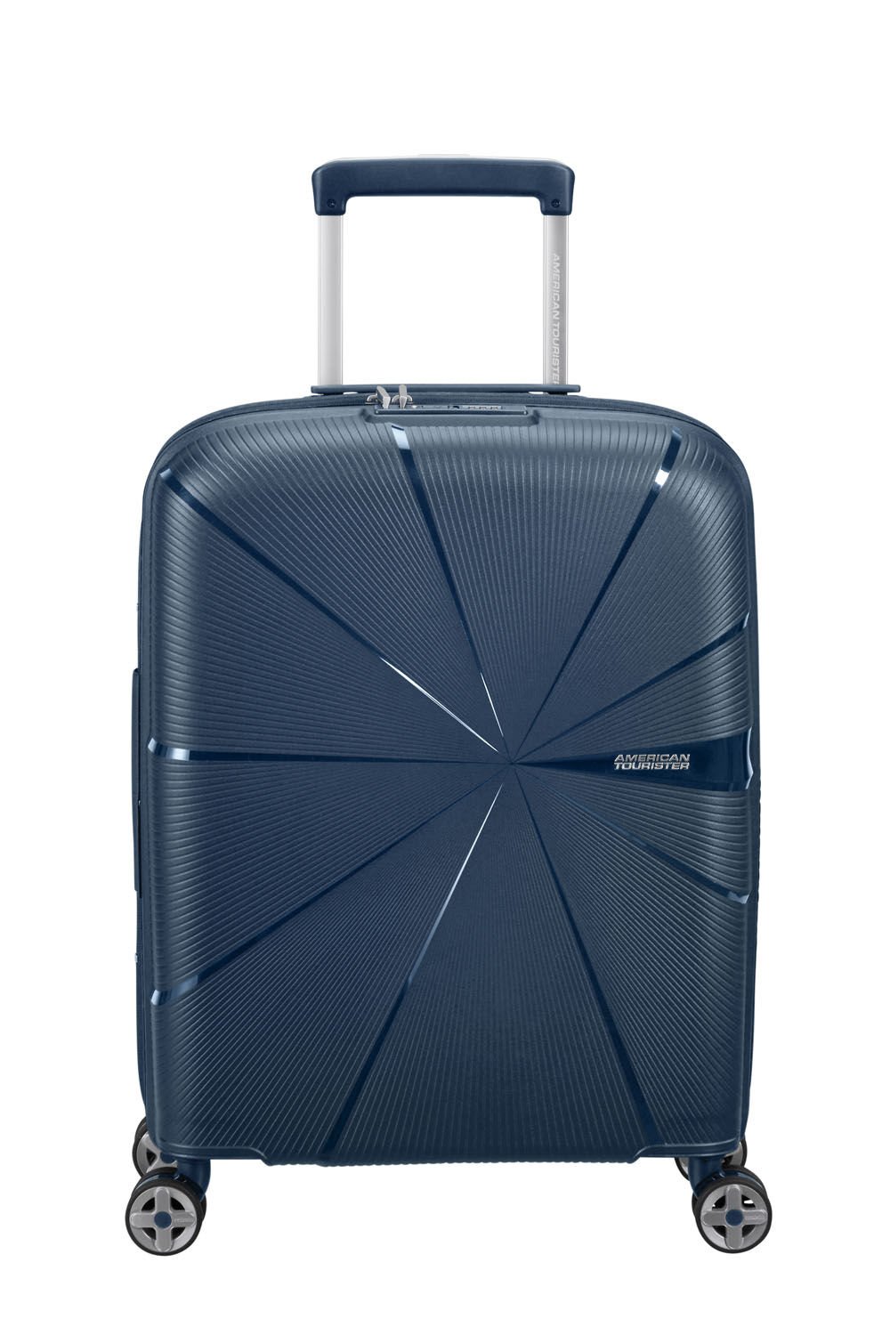 American Tourister StarVibe Handgepäck Trolley 55cm mit 4 Rollen, Erweiterbar Navy