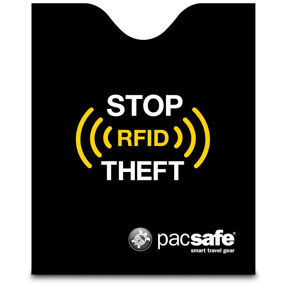 pacsafe RFIDsleeve 50 RFID blockierende Reisepasshülle Black
