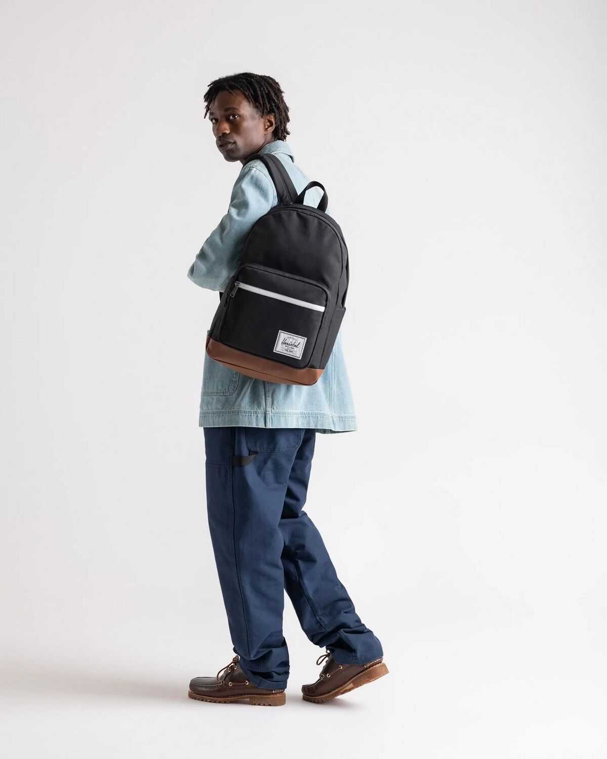 Herschel Pop Quiz Backpack - 25L Light Grey Crosshatch Herschel Pop Quiz Backpack - 25L Light Grey Crosshatch