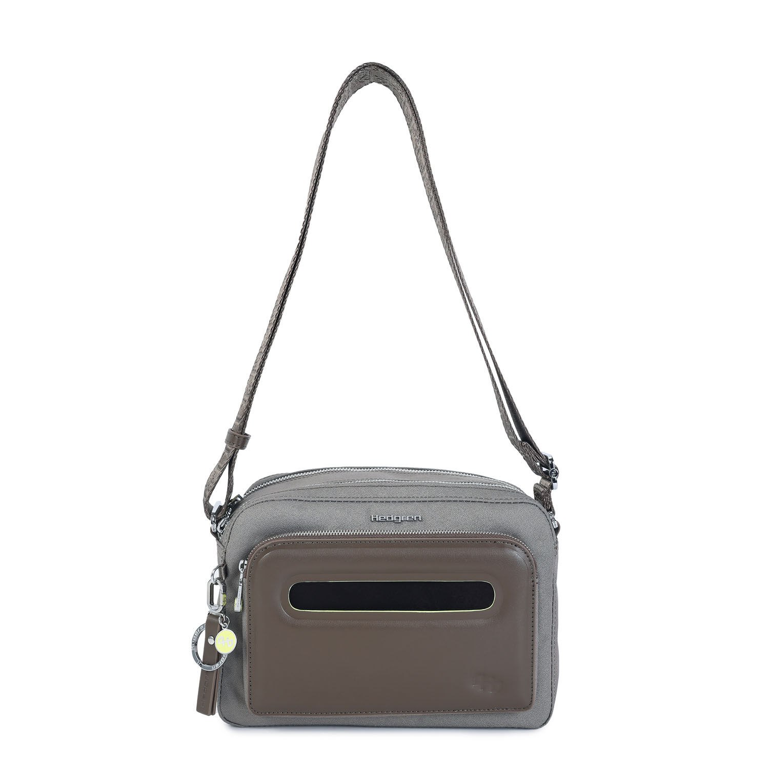 Hedgren Fika ESPRESSO Mittlerer Crossover + RFID Vintage Taupe