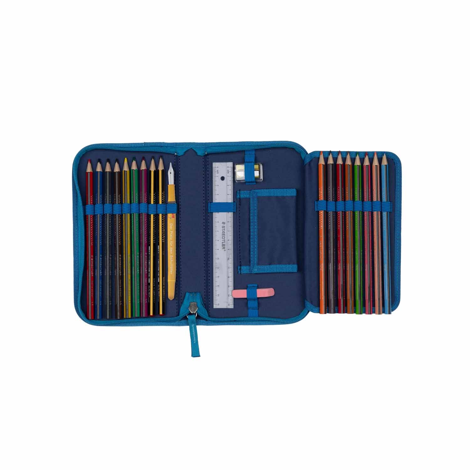 DerDieDas ErgoFlex Schulranzen-Set, 5-teilig mit Sporttasche Blue Fairy