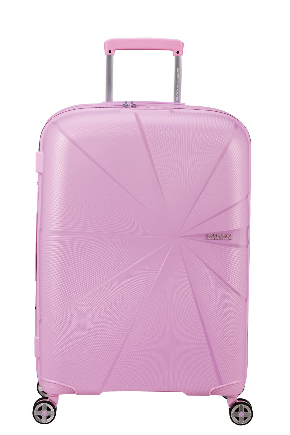 American Tourister StarVibe Trolley 67cm mit 4 Rollen, Erweiterbar Metallic Pastel Lavender