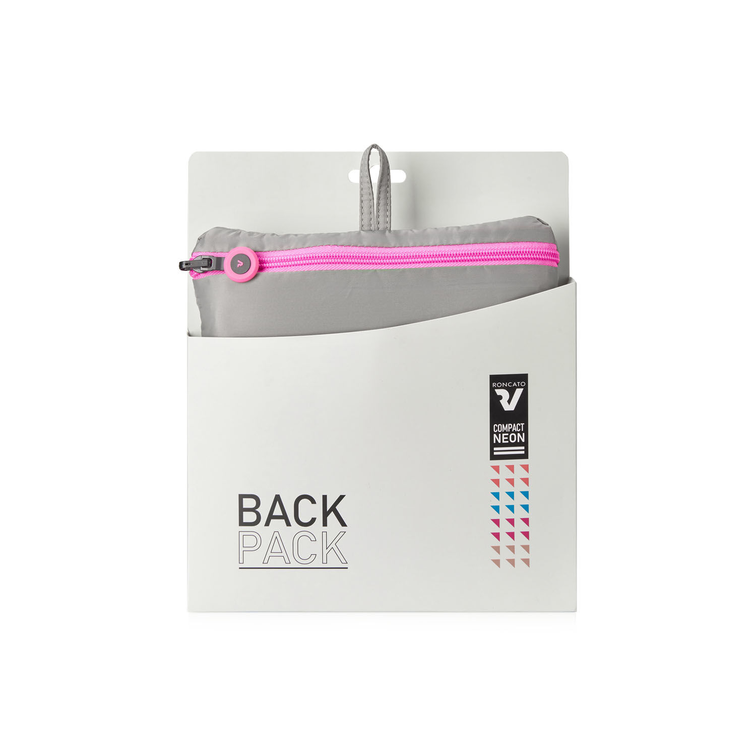 Roncato Compact Neon Mini Rucksack Carry-On Grey