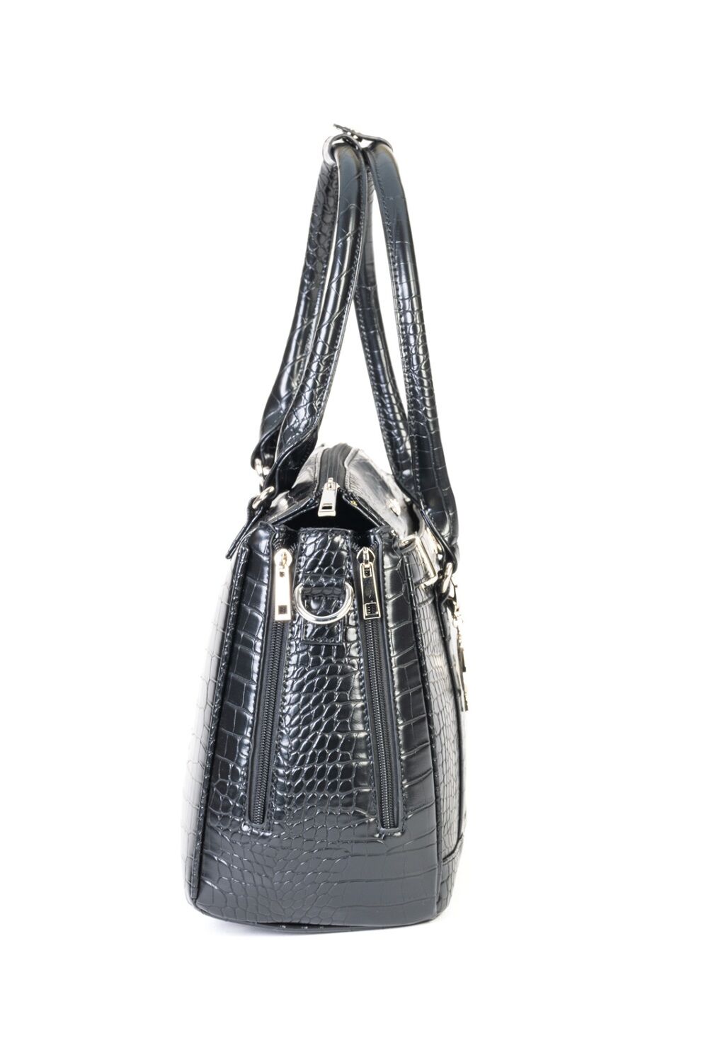 Olivia Lauren Jackson Small Handtasche Croco Black Olivia Lauren Jackson Small Handtasche Croco Black