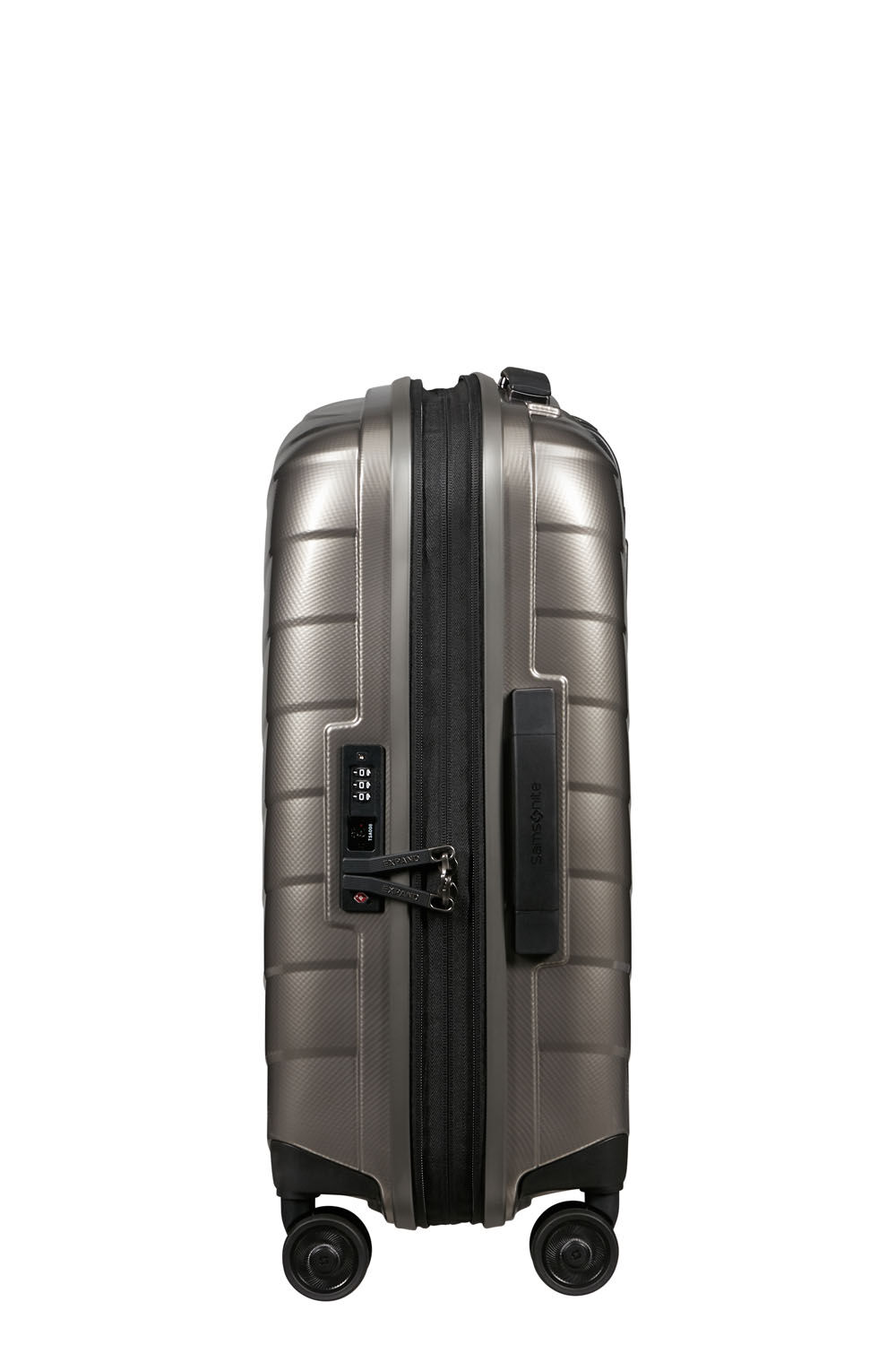 Samsonite Attrix Trolley mit 4 Rollen erweiterbar 55cm (20/23cm) Dune