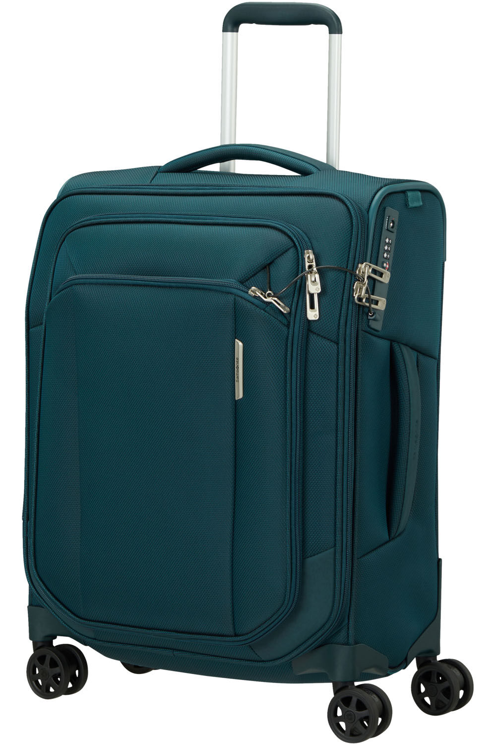 Samsonite Respark Trolley mit 4 Rollen 55cm Strict + GRATIS HOTELGUTSCHEIN Petrol Blue