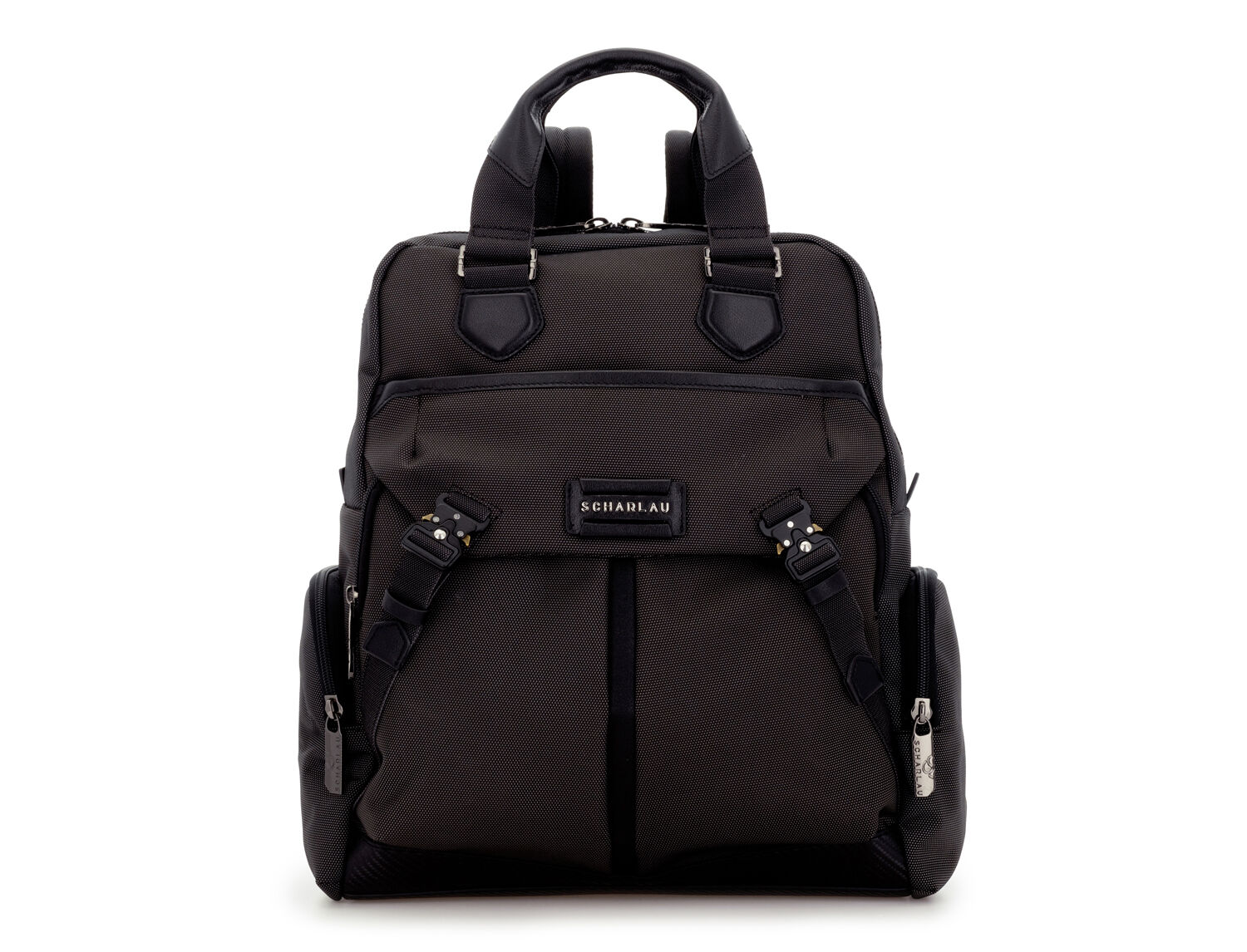 SCHARLAU First Class SPACE Shuttel Tote / Backpack mit 15,6 Zolll Anthracite