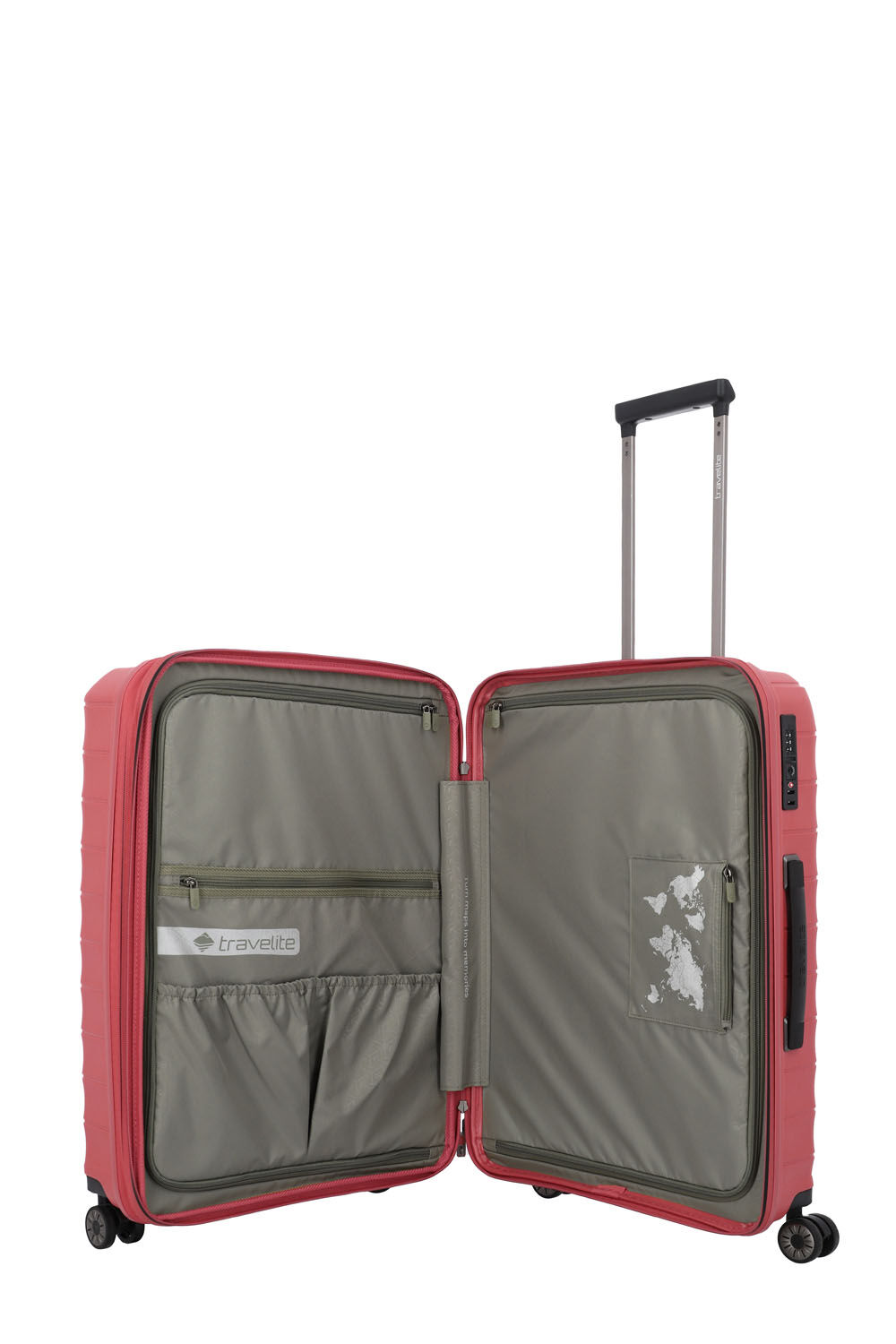Travelite Mooby 3-tlg. Koffer-Set L/M/S, 4w Rot