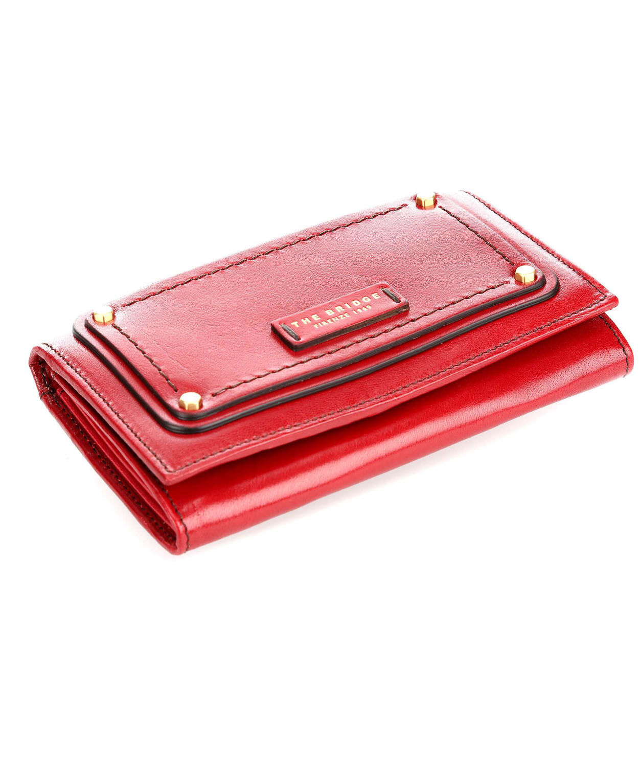 The Bridge Consuma Damengeldbörse Kirschrot/Gold The Bridge Consuma Damengeldbörse Kirschrot/Gold