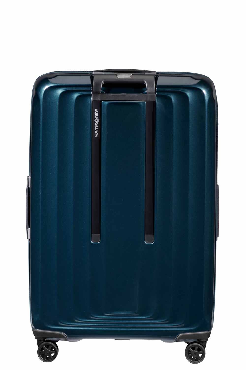 Samsonite Nuon Trolley mit 4 Rollen erweiterbar 75cm + GRATIS HOTELGUTSCHEIN Metallic Dark Blue